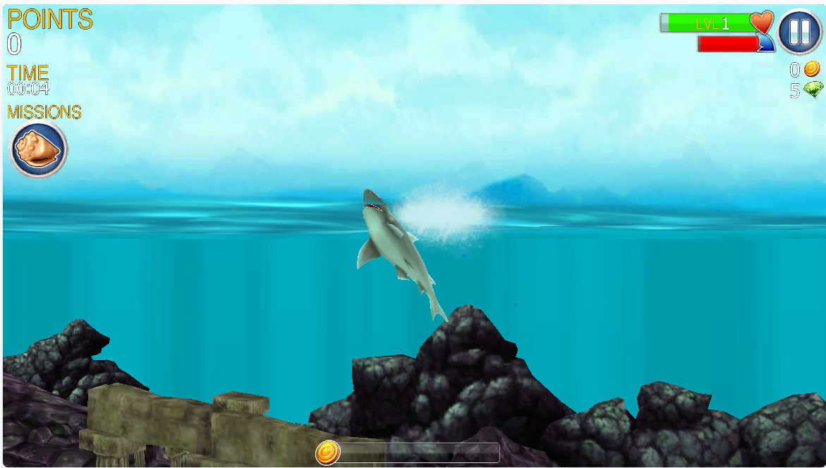 crazy shark gameplay 3